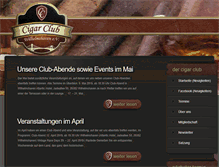 Tablet Screenshot of cigarclub-whv.de